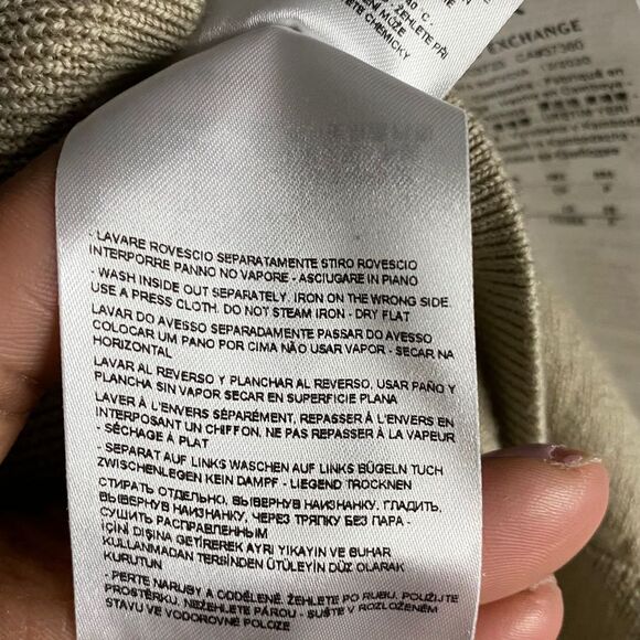 Armani Exchange Women’s Soft Tan Turtleneck Sweater - Picture 9 of 9